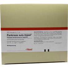 Abbildung: PANKREAS SUIS Injeel Ampullen 100 St, Ampullen PZN 00762342 