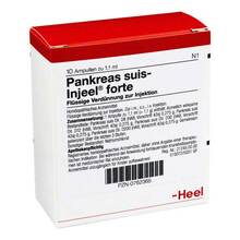 Abbildung: PANKREAS SUIS Injeel forte Ampullen 10 St, Ampullen PZN 00762365 