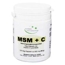 Abbildung: Msm + Biopep Vegi Kapseln 120 St, Kapseln PZN 00790634 