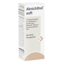 Abbildung: Aknichthol soft Emulsion 30 g, Emulsion PZN 00808038 