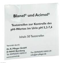 Abbildung: Teststreifenheft z.Bestimmung d.Urin ph Wertes 50 St, Teststreifen PZN 00818290 