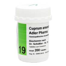 Abbildung: Biochemie Adler 19 Cuprum arsenicosum D 12 Tabletten  200 St, Tabletten PZN 00833473 