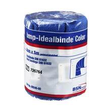 Abbildung: Idealbinde bmp 6 cmx5 m blau 1 St, Binden PZN 00834969 