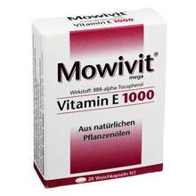 Abbildung: Mowivit Vitamin E 1000 Kapseln 20 St, Kapseln PZN 00836885 
