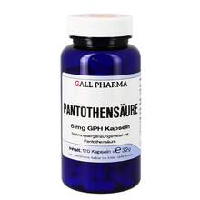 Abbildung: Pantothensäure 6 mg Gph Kapseln 120 St, Kapseln PZN 00843721 
