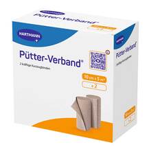 Abbildung: Pütter Verband 10 cmx5 m 2 St, Binden PZN 00844815 