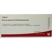 Abbildung: NERVUS OPTICUS GL Serienpackung 2 Ampullen 10X1 ml, Ampullen PZN 00846760 
