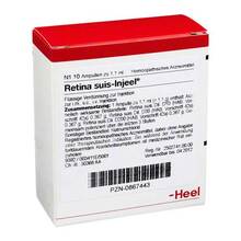 Abbildung: RETINA SUIS Injeel Ampullen 10 St, Ampullen PZN 00867443 