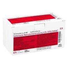 Abbildung: Isotonische Nacl Lösung 0,9% Eifelfango Injektionslösung  50X2 ml, Injektionslösung PZN 00874070 