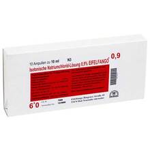 Abbildung: Isotonische Nacl Lösung 0,9% Eifelfango Injektionslösung  10X10 ml, Injektionslösung PZN 00874727 