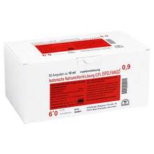 Abbildung: Isotonische Nacl Lösung 0,9% Eifelfango Injektionslösung  50X10 ml, Injektionslösung PZN 00874762 