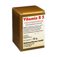 Abbildung: Vitamin B5 Kapseln 60 St, Kapseln PZN 00876867 