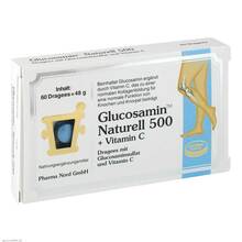 Abbildung: Glucosamin Naturell 500 mg Pharma Nord Dragees 60 St, Dragees PZN 00886966 