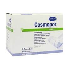 Abbildung: COSMOPOR steril Wundverband 5x7,2 cm 50 St, Pflaster PZN 00896338 