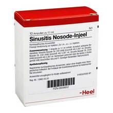 Abbildung: SINUSITIS Nosode Injeel Ampullen 10 St, Ampullen PZN 00939852 