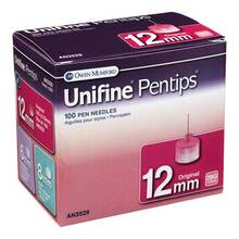 Abbildung: UNIFINE Pentips Kanüle 29 G 12 mm 100 St, Kanüle PZN 00943888 