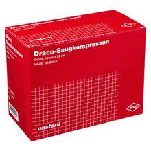 Abbildung: Saugkompressen unsteril 10x20 cm Draco 30 St, Kompressen PZN 00948785 