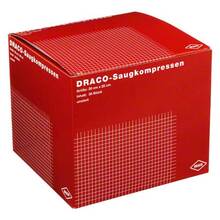 Abbildung: Saugkompressen unsteril 20x20 cm Draco 30 St, Kompressen PZN 00948791 