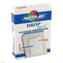Abbildung: Drop med 5x7 cm Wundverband steril Master Aid 5 St, Verband PZN 00955845 