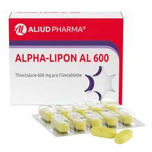 Abbildung: Alpha-Lipon AL 600 Filmtabletten 100 St, Filmtabletten PZN 00958401 