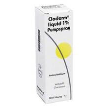 Abbildung: Cloderm Liquid 1% Pumpspray 30 ml, Spray PZN 00976617 
