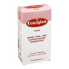 Abbildung: Cruzylan Plus Mund- / Spül- und Gurgelwasserkonzentrat 50 ml, Tropfen PZN 00988655 