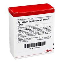 Abbildung: SYZYGIUM JAMBOLANUM INJEEL forte Ampullen 10 St, Ampullen PZN 01000462 