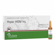 Abbildung: Hepar Hom Injektion Ampullen 10X2 ml, Ampullen PZN 01006594 