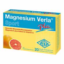 Abbildung: Magnesium Verla plus Granulat 20 St, Granulat PZN 01007889 