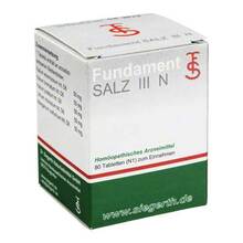 Abbildung: Fundament-Salz Iii N Tabletten 80 St, Tabletten PZN 01012301 