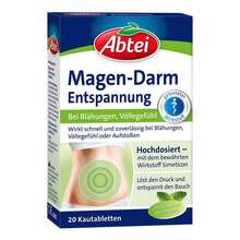 Abbildung: Abtei Magen Darm Entspannungstabletten 20 St, Kautabletten PZN 01014240 