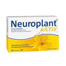 Abbildung: Neuroplant aktiv Filmtabletten 60 St, Filmtabletten PZN 01018491 
