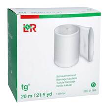 Abbildung: TG Schlauchverband Größe 9 20 m weiß 1 St, Verband PZN 01020312 