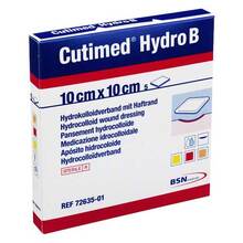 Abbildung: Cutimed Hydro B Hydrok.Ver.10x10 cm mit Haftrand  5 St, Kompressen PZN 01021406 