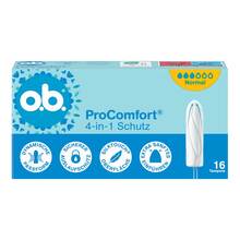 Abbildung: O.B. Tampons Procomfort normal 16 St, Tampon PZN 01021777 