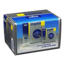 Abbildung: URGOTÜL 5x5 cm Wundgaze Spender 120 St, Wundgaze PZN 01023138 