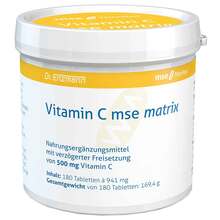 Abbildung: Vitamin C Mse Matrix Tabletten 180 St, Tabletten PZN 01046599 