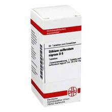 Abbildung: STIBIUM SULFURATUM NIGRUM D 6 Tabletten 80 St, Tabletten PZN 01071841 