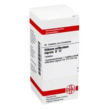 Abbildung: STIBIUM SULFURATUM NIGRUM D 12 Tabletten 80 St, Tabletten PZN 01072355 
