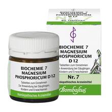 Abbildung: BIOCHEMIE 7 Magnesium phosphoricum D 12 Tabletten 80 St, Tabletten PZN 01073679 