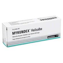 Abbildung: Mykundex Heilsalbe 25 g, Salbe PZN 01074408 