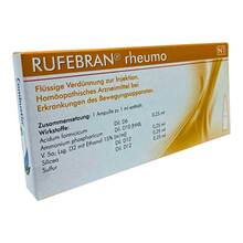 Abbildung: Rufebran rheumo Ampullen 10 St, Ampullen PZN 01085211 