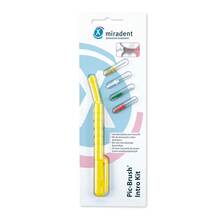 Abbildung: Miradent Interd.Pic-Brush Intro Kit 1H + 4B.gelb 1 St, Zahnbürste PZN 01092375 