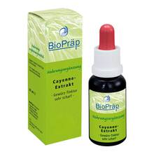 Abbildung: CAYENNE EXTRAKT Gewürz Tinktur 20 ml, Tropfen PZN 01155874 