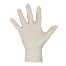 Abbildung: Handschuhe Latex unsteril puderfrei Größe M 100 St, Handschuhe PZN 01162443 