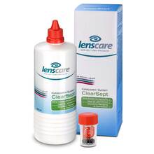Abbildung: Lenscare Clearsept 380 ml + Behälter 1 P, Kombipackung PZN 01166843 