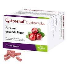 Abbildung: Cystorenal Cranberry plus Kapseln 180 St, Kapseln PZN 01174860 