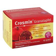 Abbildung: Crosmin Granatapfel Kapseln 180 St, Kapseln PZN 01174883 