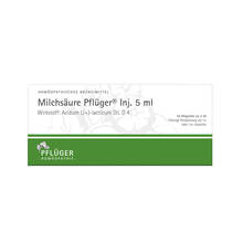 Abbildung: Milchsäure Pflüger Injektionslösung 5 ml 50 St, Injektionslösung PZN 01222412 