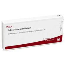 Abbildung: Pulmo / Tartarus stibiatus II Ampullen 10X1 ml, Ampullen PZN 01223630 